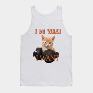 Gamer Cat - I do what I want Tank Top